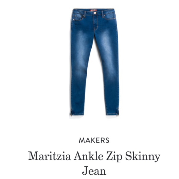 Makers Of True Originals Jeans Nwt Stitch Fix Makers Ankle Zip